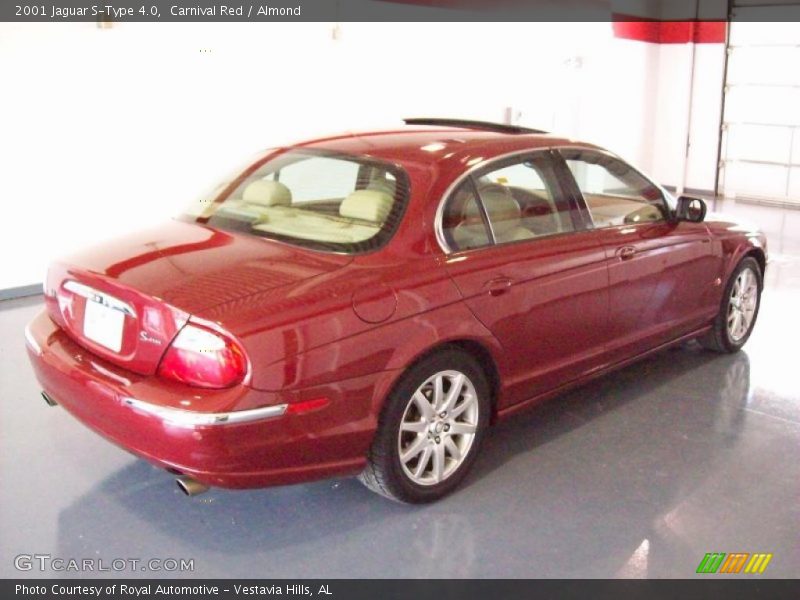 Carnival Red / Almond 2001 Jaguar S-Type 4.0