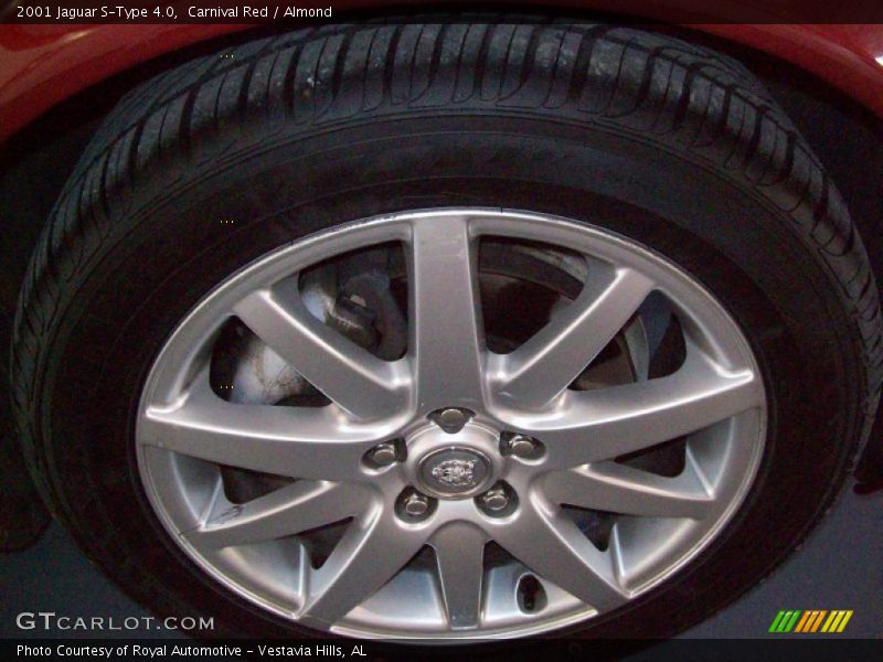 Carnival Red / Almond 2001 Jaguar S-Type 4.0