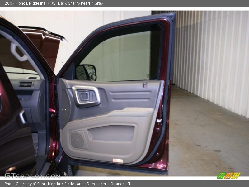 Dark Cherry Pearl / Gray 2007 Honda Ridgeline RTX