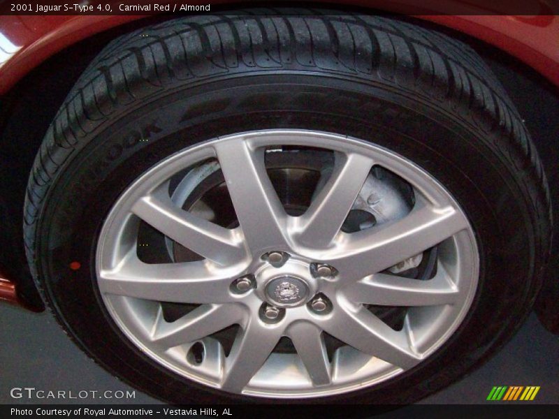 Carnival Red / Almond 2001 Jaguar S-Type 4.0