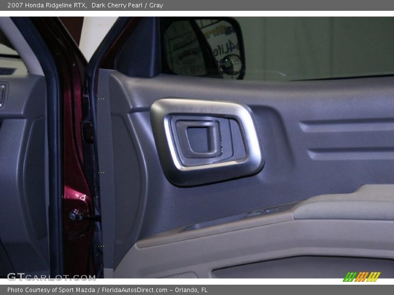 Dark Cherry Pearl / Gray 2007 Honda Ridgeline RTX
