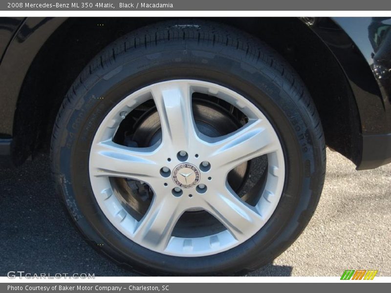 Black / Macadamia 2008 Mercedes-Benz ML 350 4Matic