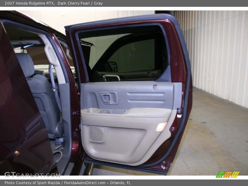 Dark Cherry Pearl / Gray 2007 Honda Ridgeline RTX