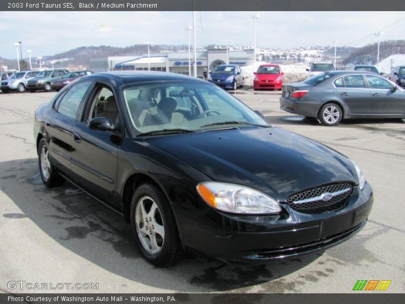 Black / Medium Parchment 2003 Ford Taurus SES