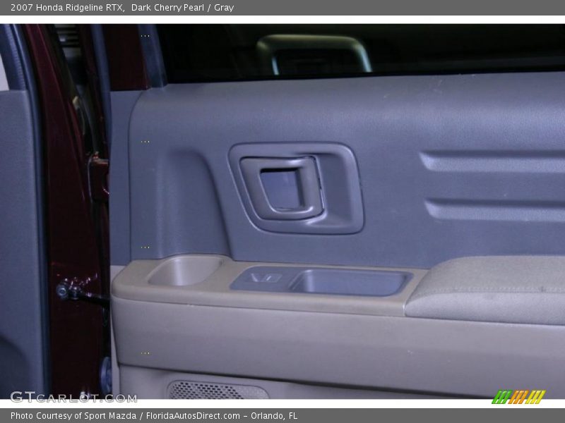 Dark Cherry Pearl / Gray 2007 Honda Ridgeline RTX