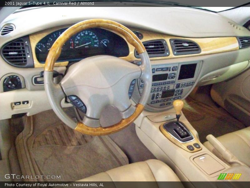 Carnival Red / Almond 2001 Jaguar S-Type 4.0