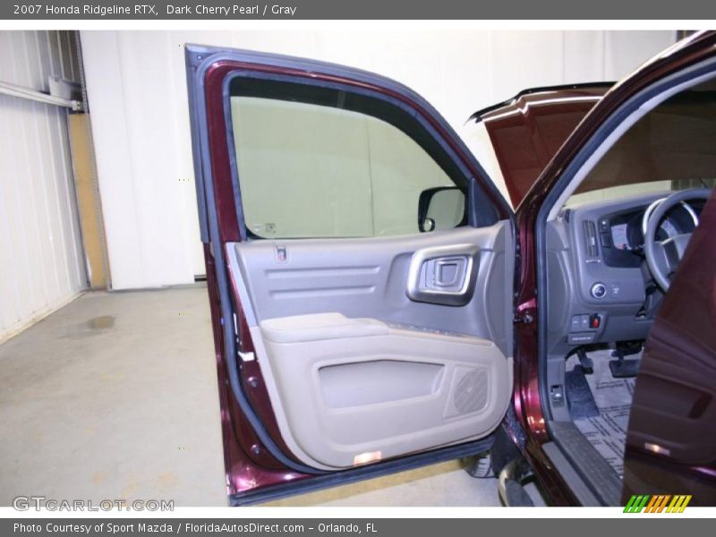 Dark Cherry Pearl / Gray 2007 Honda Ridgeline RTX