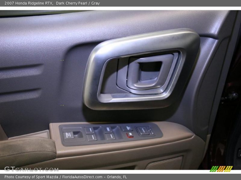 Dark Cherry Pearl / Gray 2007 Honda Ridgeline RTX