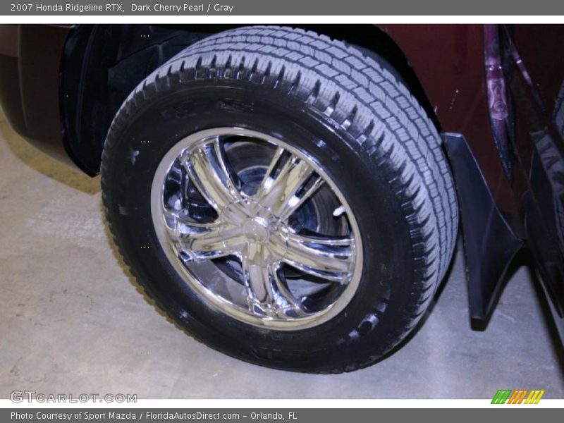 Dark Cherry Pearl / Gray 2007 Honda Ridgeline RTX