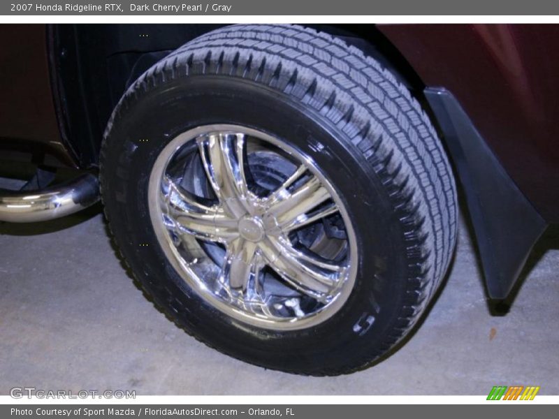 Dark Cherry Pearl / Gray 2007 Honda Ridgeline RTX