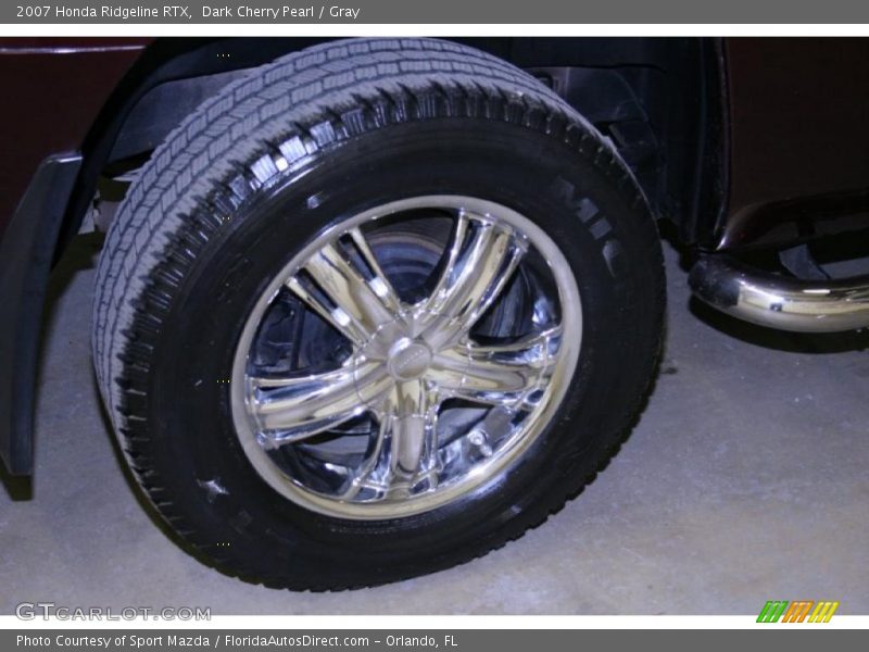 Dark Cherry Pearl / Gray 2007 Honda Ridgeline RTX