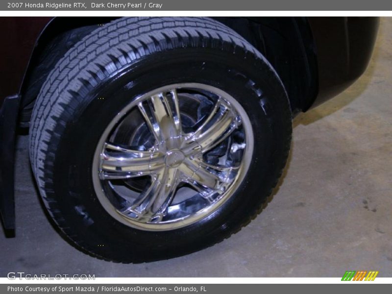 Dark Cherry Pearl / Gray 2007 Honda Ridgeline RTX