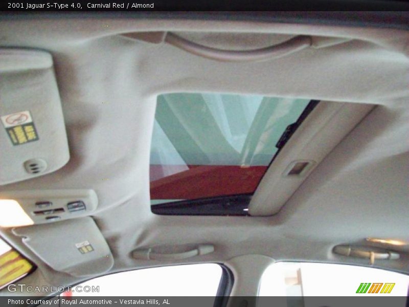 Carnival Red / Almond 2001 Jaguar S-Type 4.0