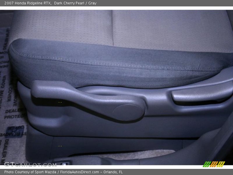 Dark Cherry Pearl / Gray 2007 Honda Ridgeline RTX