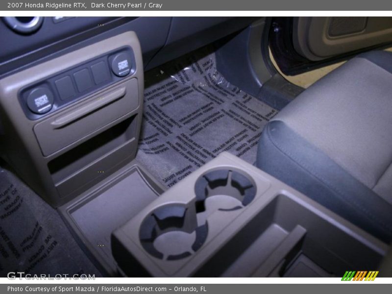 Dark Cherry Pearl / Gray 2007 Honda Ridgeline RTX