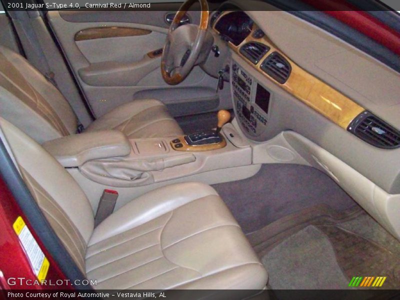 Carnival Red / Almond 2001 Jaguar S-Type 4.0