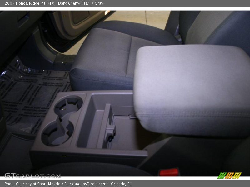 Dark Cherry Pearl / Gray 2007 Honda Ridgeline RTX