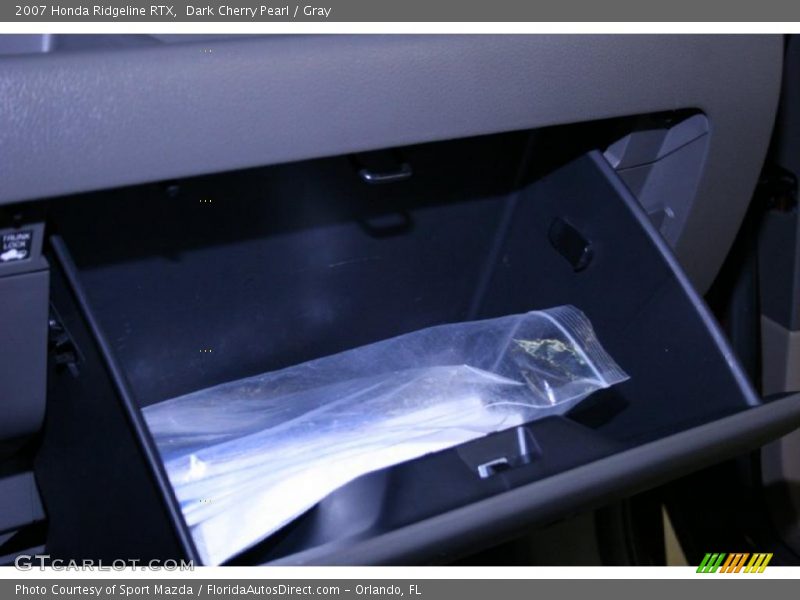 Dark Cherry Pearl / Gray 2007 Honda Ridgeline RTX