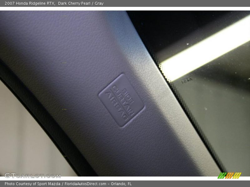 Dark Cherry Pearl / Gray 2007 Honda Ridgeline RTX