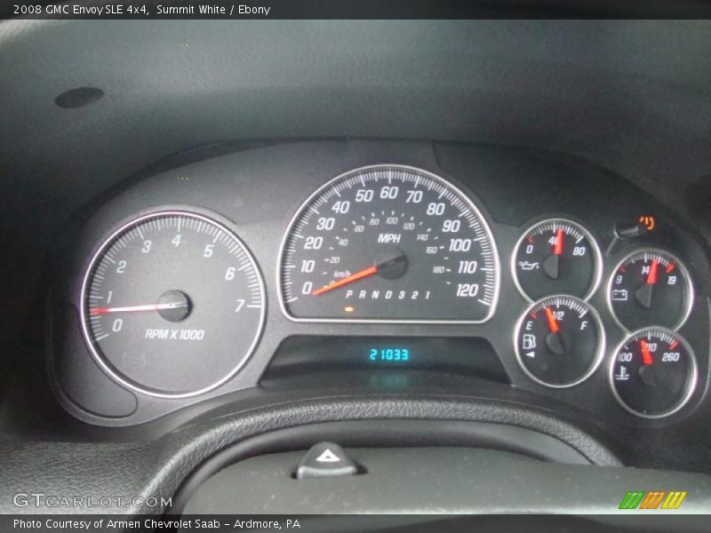 Summit White / Ebony 2008 GMC Envoy SLE 4x4