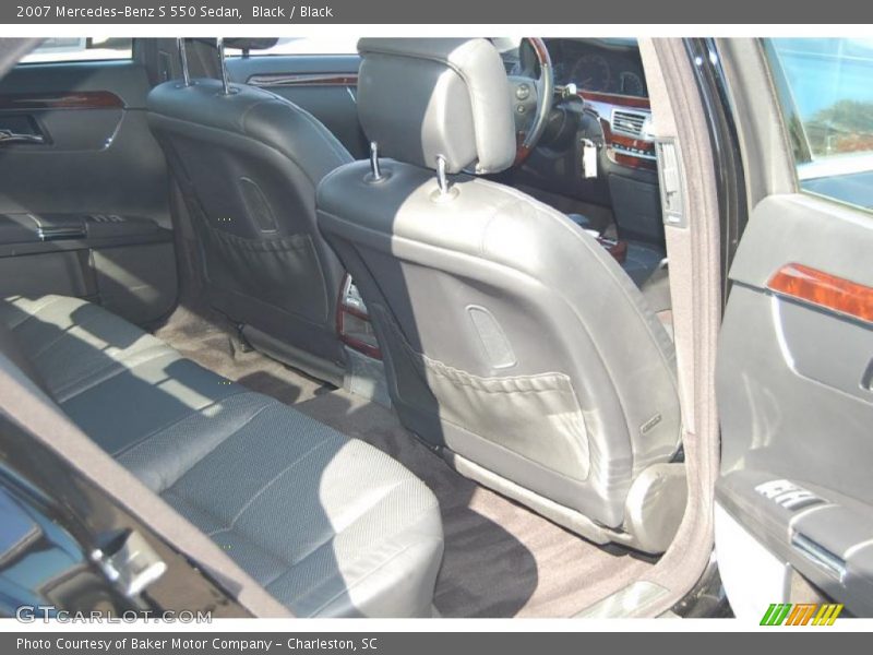 Black / Black 2007 Mercedes-Benz S 550 Sedan
