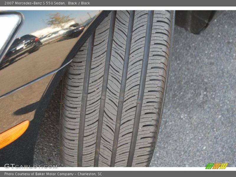 Black / Black 2007 Mercedes-Benz S 550 Sedan