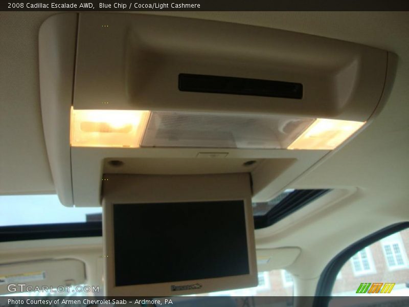 Blue Chip / Cocoa/Light Cashmere 2008 Cadillac Escalade AWD