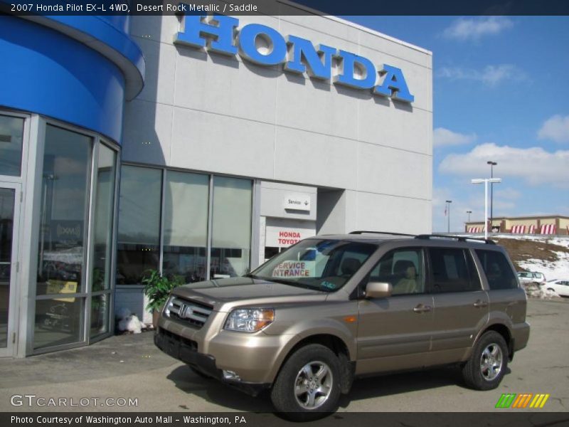 Desert Rock Metallic / Saddle 2007 Honda Pilot EX-L 4WD