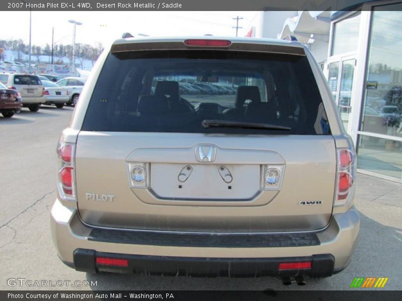 Desert Rock Metallic / Saddle 2007 Honda Pilot EX-L 4WD