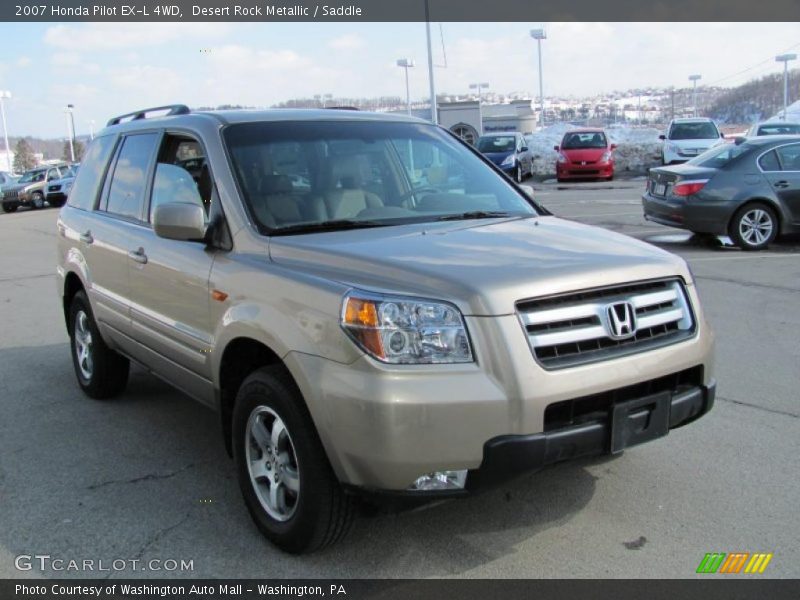 Desert Rock Metallic / Saddle 2007 Honda Pilot EX-L 4WD
