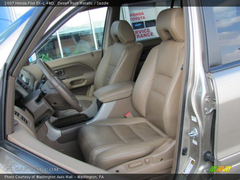 Desert Rock Metallic / Saddle 2007 Honda Pilot EX-L 4WD
