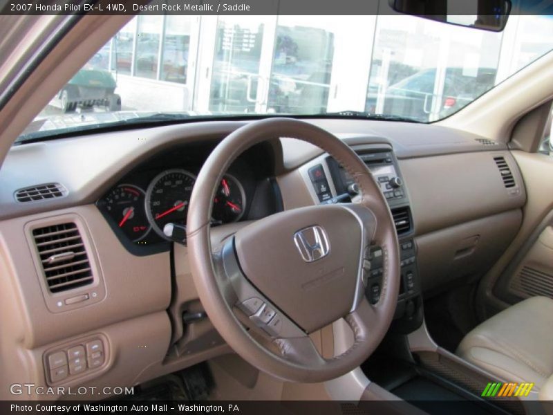 Desert Rock Metallic / Saddle 2007 Honda Pilot EX-L 4WD
