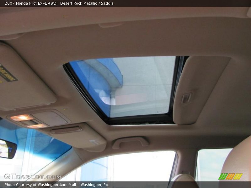 Desert Rock Metallic / Saddle 2007 Honda Pilot EX-L 4WD