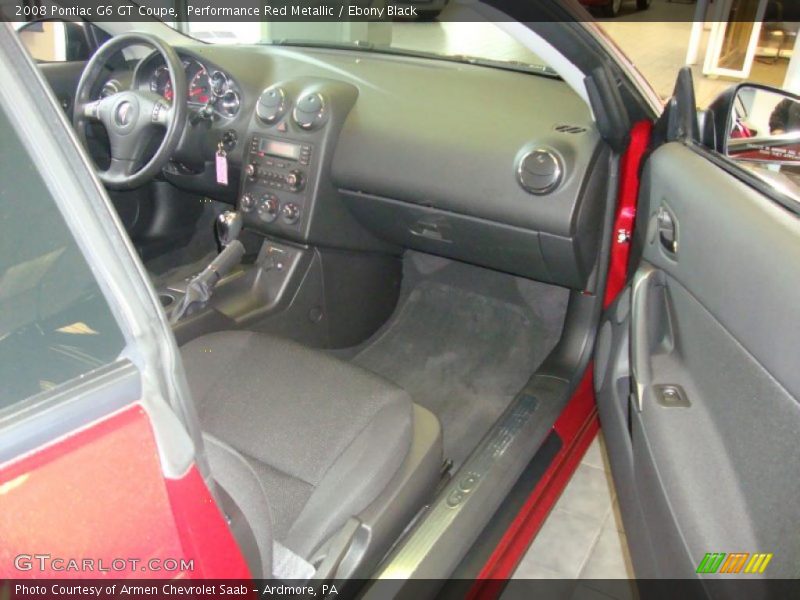 Performance Red Metallic / Ebony Black 2008 Pontiac G6 GT Coupe