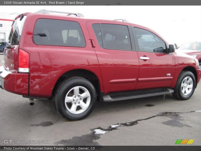 Red Brawn / Sand Beige 2006 Nissan Armada SE 4x4