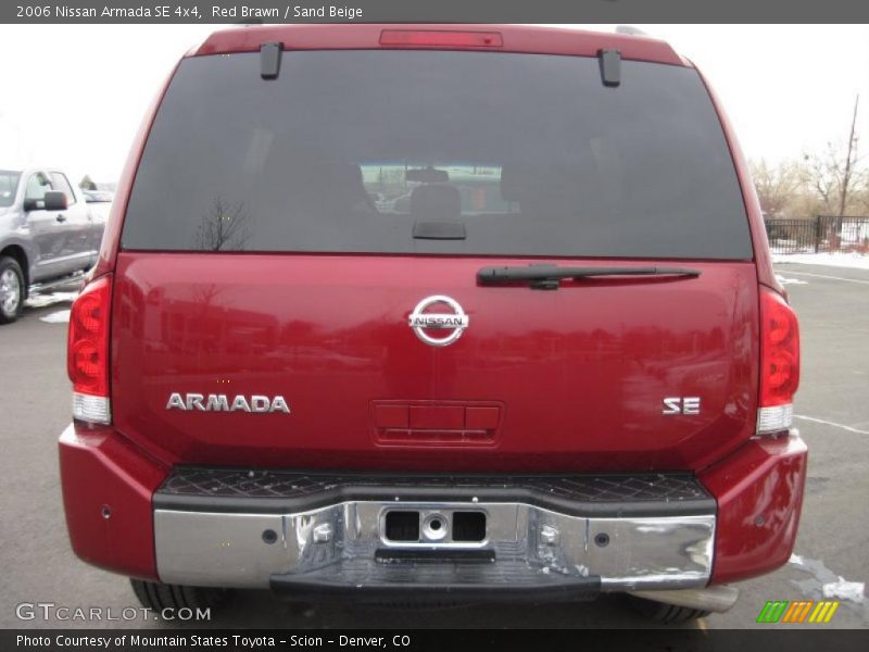 Red Brawn / Sand Beige 2006 Nissan Armada SE 4x4