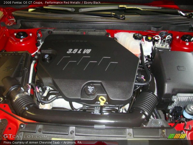 Performance Red Metallic / Ebony Black 2008 Pontiac G6 GT Coupe