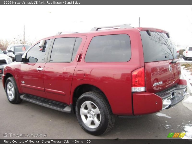 Red Brawn / Sand Beige 2006 Nissan Armada SE 4x4