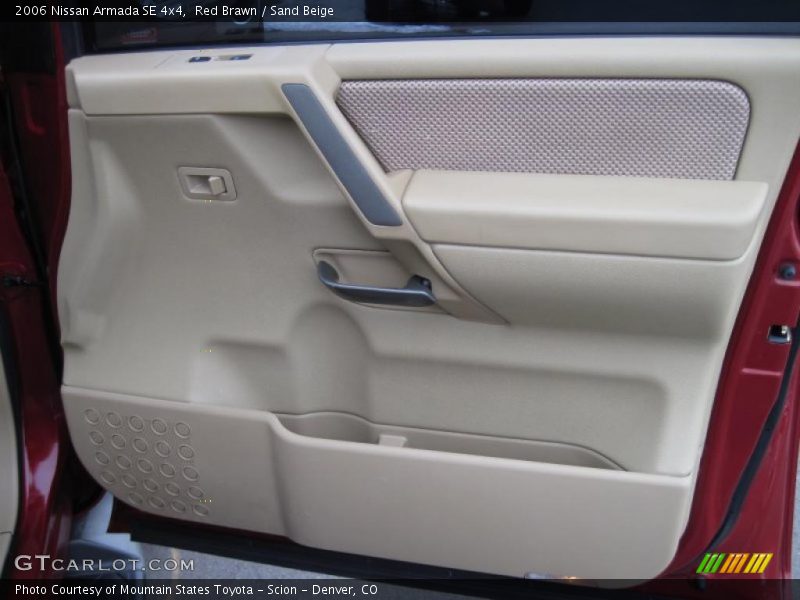 Red Brawn / Sand Beige 2006 Nissan Armada SE 4x4