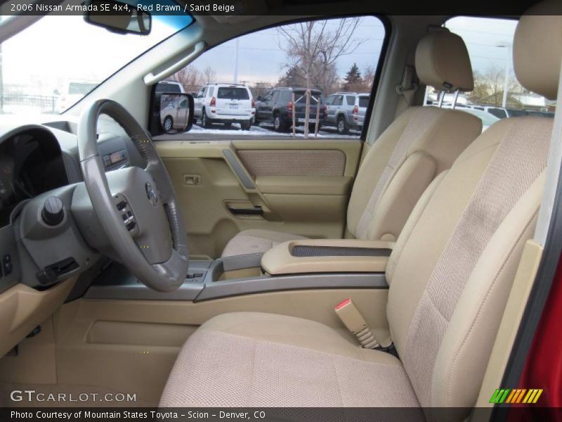 Red Brawn / Sand Beige 2006 Nissan Armada SE 4x4