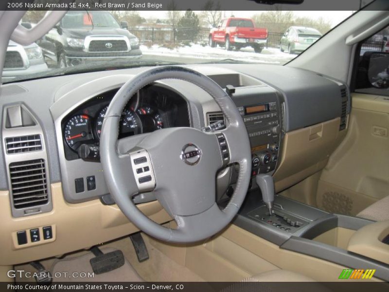 Red Brawn / Sand Beige 2006 Nissan Armada SE 4x4