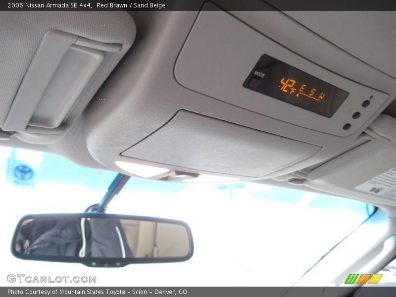 Red Brawn / Sand Beige 2006 Nissan Armada SE 4x4