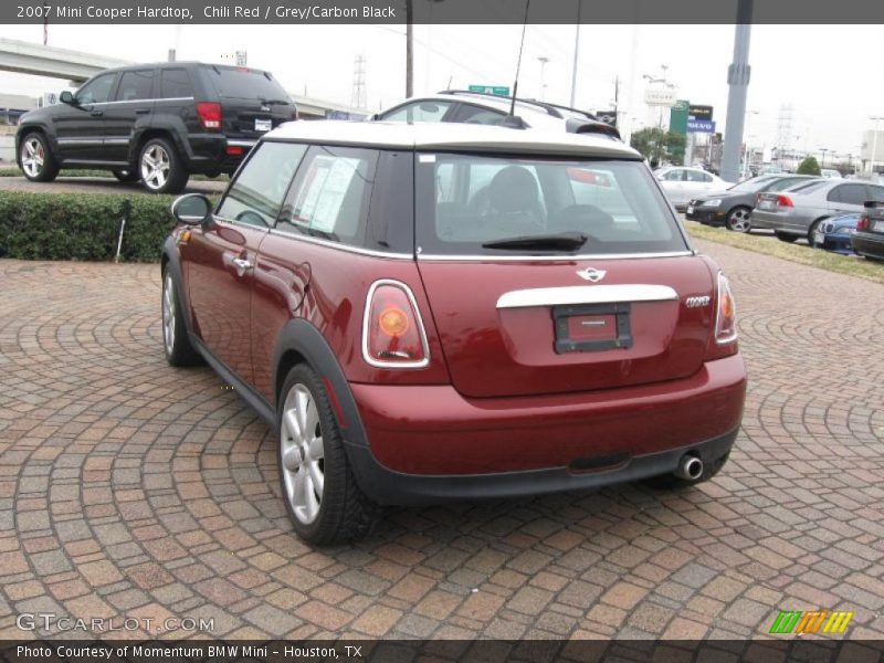 Chili Red / Grey/Carbon Black 2007 Mini Cooper Hardtop