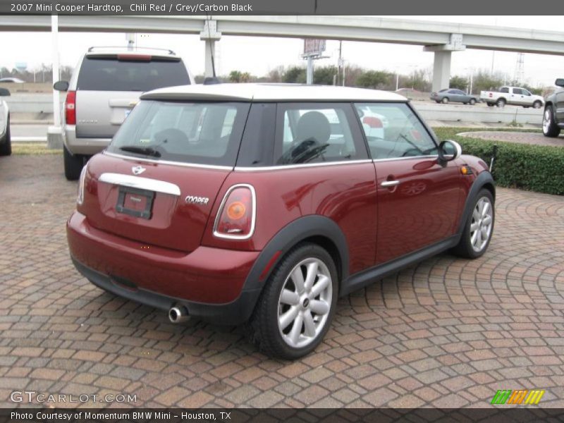 Chili Red / Grey/Carbon Black 2007 Mini Cooper Hardtop