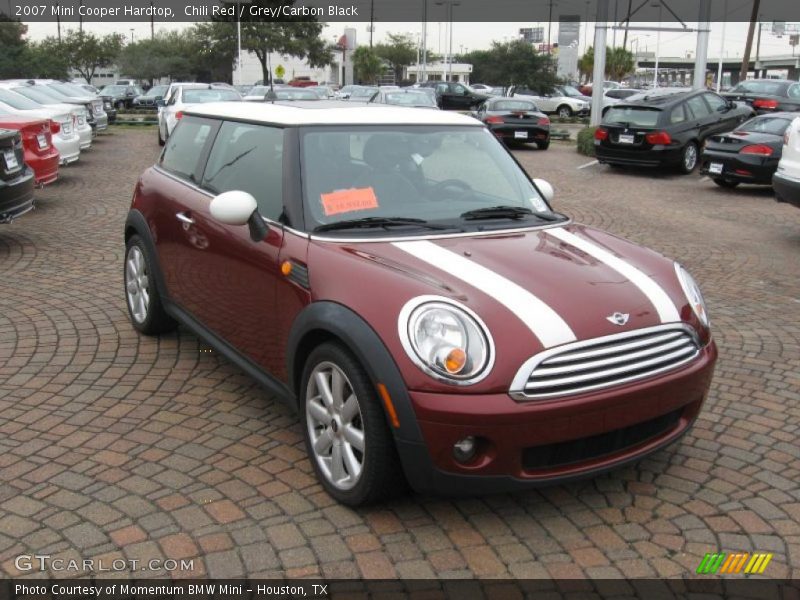Chili Red / Grey/Carbon Black 2007 Mini Cooper Hardtop