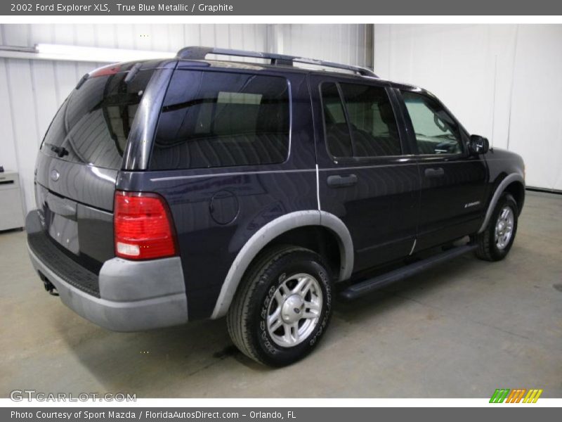 True Blue Metallic / Graphite 2002 Ford Explorer XLS