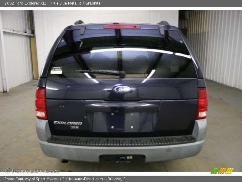 True Blue Metallic / Graphite 2002 Ford Explorer XLS