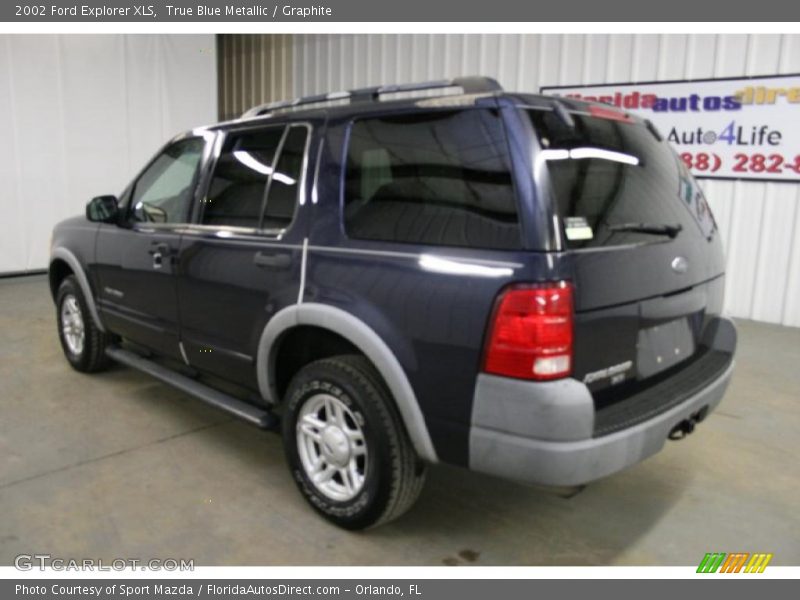 True Blue Metallic / Graphite 2002 Ford Explorer XLS