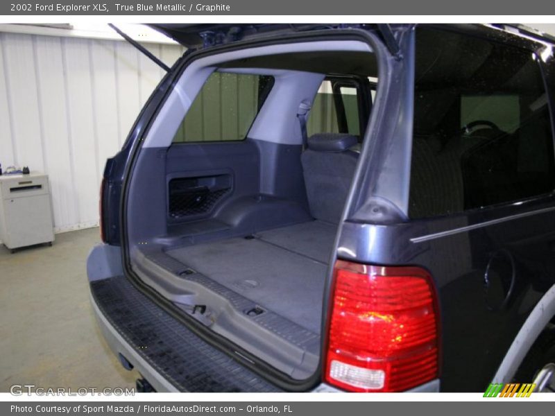 True Blue Metallic / Graphite 2002 Ford Explorer XLS