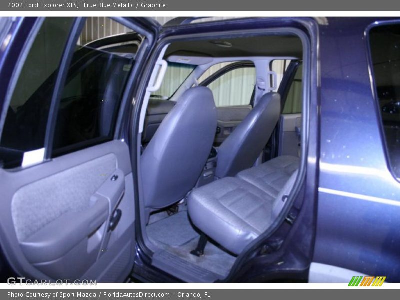 True Blue Metallic / Graphite 2002 Ford Explorer XLS